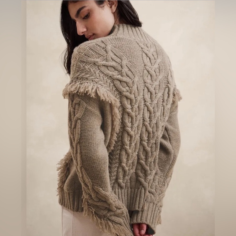 Banana Republic's Chubut Wool-Cashmere Sweater - Picture 3 of 6